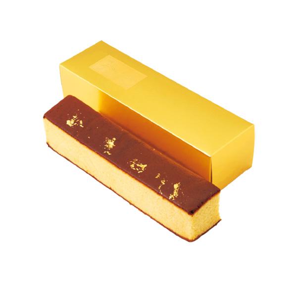 京・伏見 三源庵 金箔カステラ