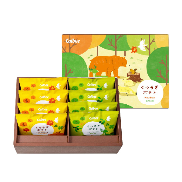 カルビー くつろぎポテト（8袋入）