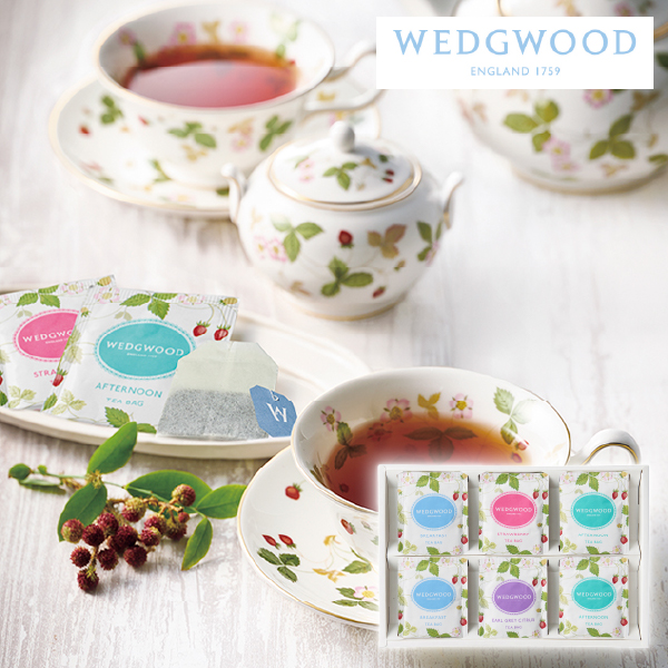 ウェッジウッド ワイルド ストロベリーティーバッグセット 12袋