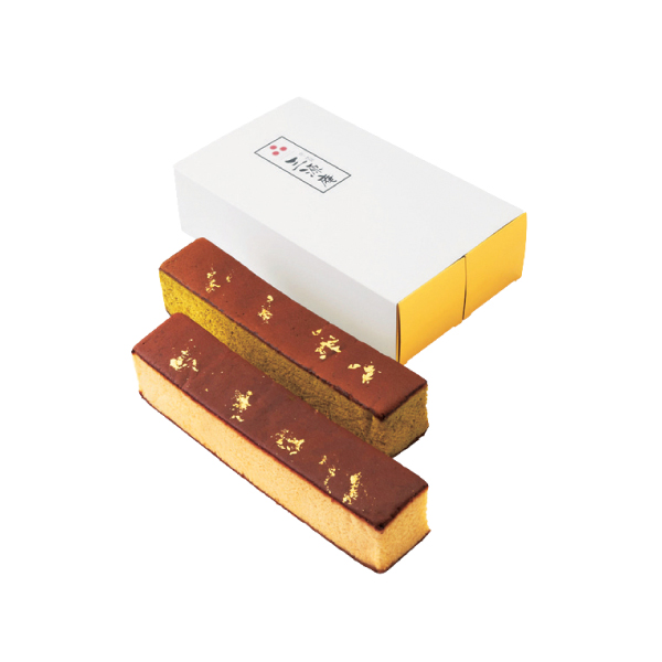京・伏見 三源庵 金箔カステラセット