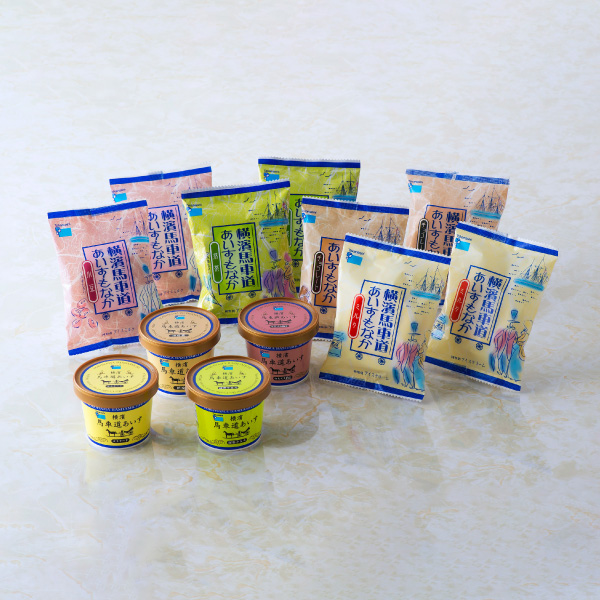【送料無料】産地直送｜横濱馬車道あいす＆もなかセット（12個入）【神奈川県】