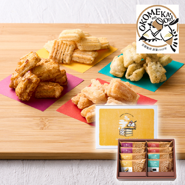 OKOMEnoKAORI 手揚げ京あられ 8袋