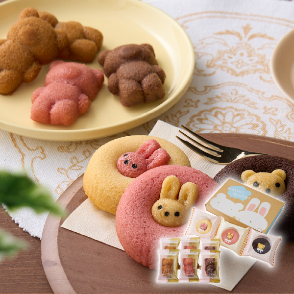 クマ型フィナンシェ&アニマルドーナツ 9個