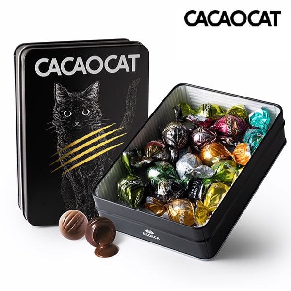 CACAOCAT缶 ミックス 14個入り BLACK