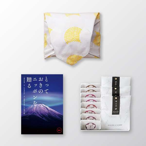 画像:Premium 紀州南高梅&日本茶セットF