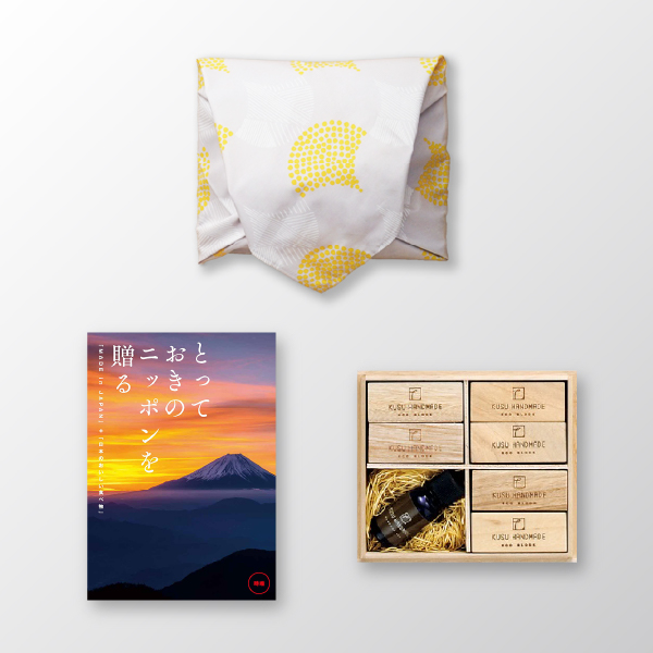 画像:KUSU HANDMADE エコブロック18個オイル付き 桐箱