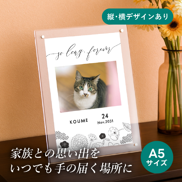 フォトメモリアルボード（ジャポネフルール） A5サイズ
