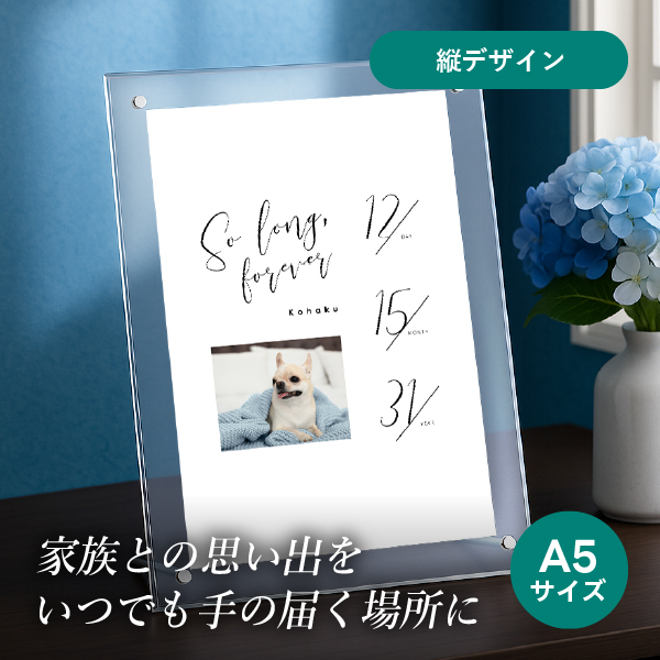フォトメモリアルボード（カリグラフ・デイズ） A5サイズ
