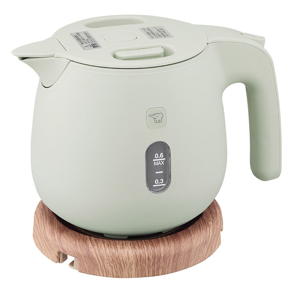 象印 電気ケトル600ml（ダスティグリーン）