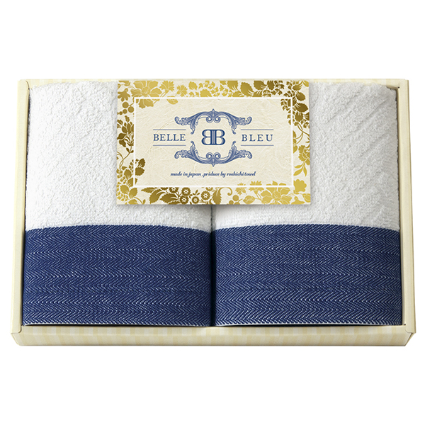 BELLE BLEU（ベルブルー）日本製 ハンドタオル2P