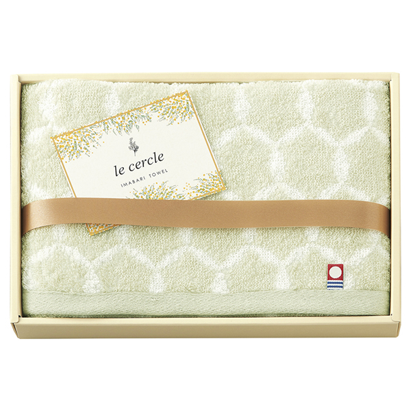 le cercle フェイスタオル（グリーン）