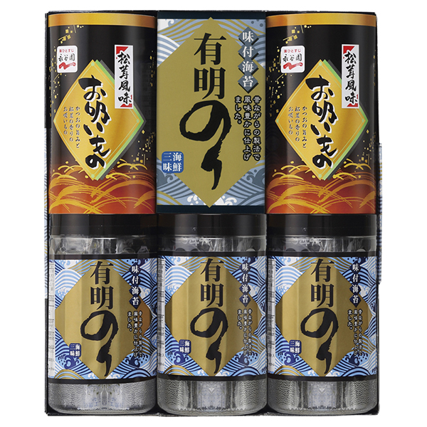 有明のり・永谷園松茸風味お吸い物詰合せD