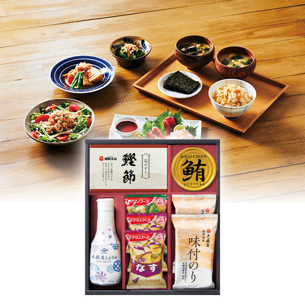 ヤマサ本醸造しょうゆ＆大森屋味付のりギフトC