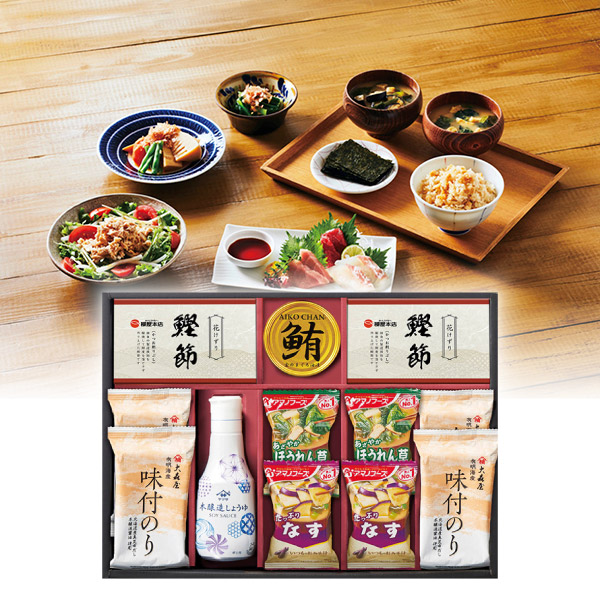 ヤマサ本醸造しょうゆ＆大森屋味付のりギフトD