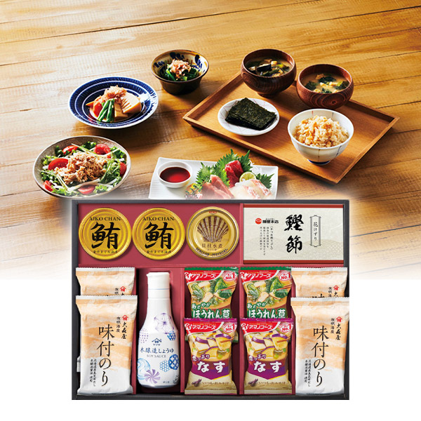 ヤマサ本醸造しょうゆ＆大森屋味付のりギフトE