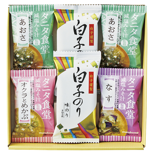 タニタ食堂監修減塩みそ汁・白子のり詰合せA