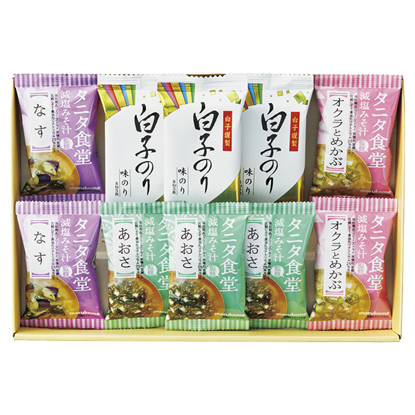 タニタ食堂監修減塩みそ汁・白子のり詰合せC