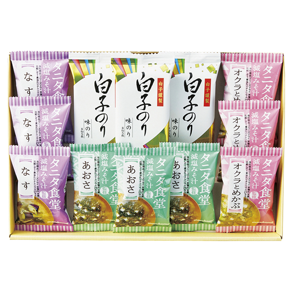 タニタ食堂監修減塩みそ汁・白子のり詰合せD