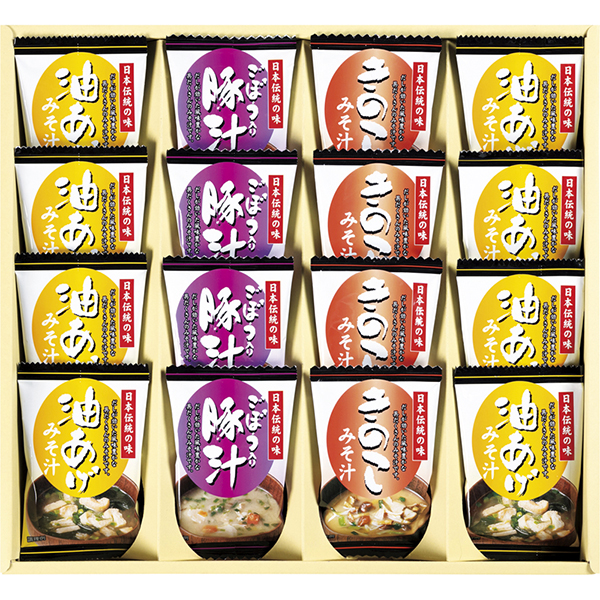 フリーズドライ「お味噌汁三種の味詰合せ」C