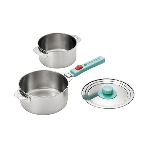 燕熟の技 ハンドル着脱式鍋14cm&16cmセット