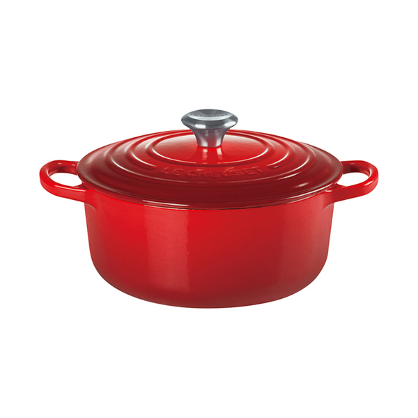 ル・クルーゼ シグニチャー ココット・ロンド20cm（チェリーレッド）