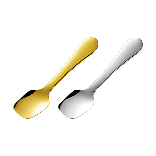 SURUN 純銅アイスクリームスプーン2PCS（ゴールド&シルバー）