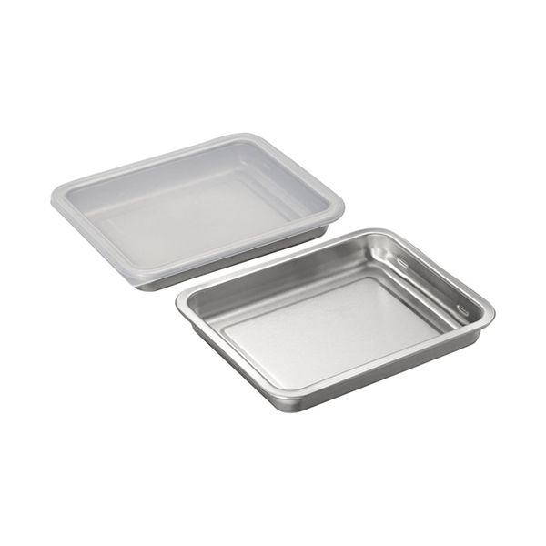 燕三 重ねて使えるステンレス角バット3点セット