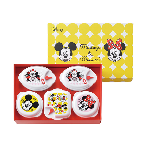 ミッキー&ミニー ポップトーン 電子レンジ容器5PC