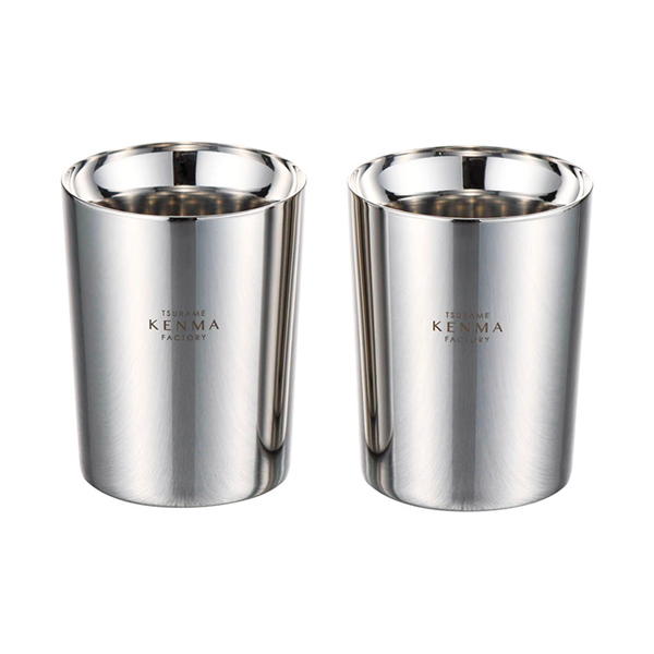 燕研磨ファクトリー ステンレスダブルカップ260ml 2P