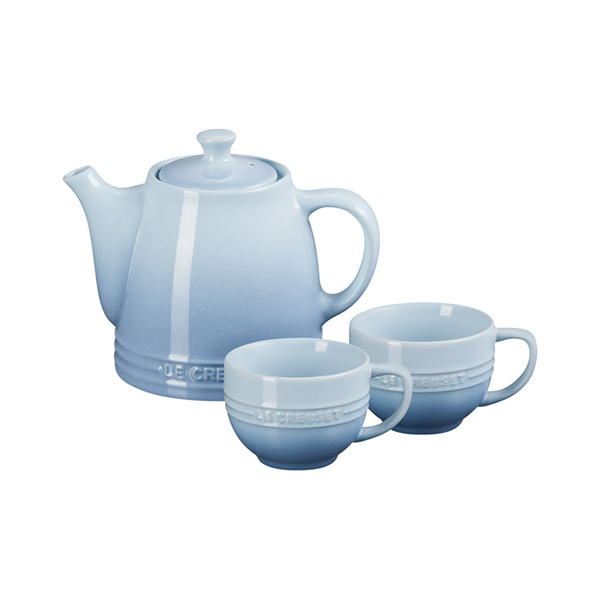ル・クルーゼ レジェ・ティータイムセット（コースタルブルー）