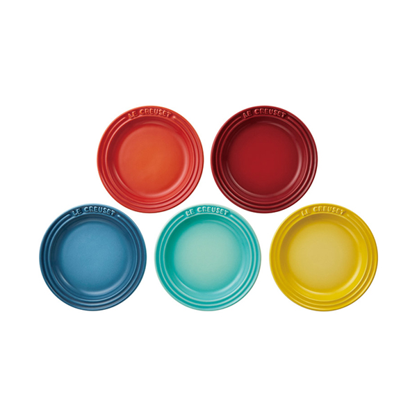 ル・クルーゼ ミニ・ラウンド・プレート（5枚入）