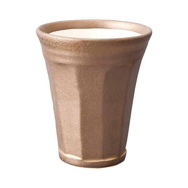 信楽焼 泡うまカップ（ゴールド）