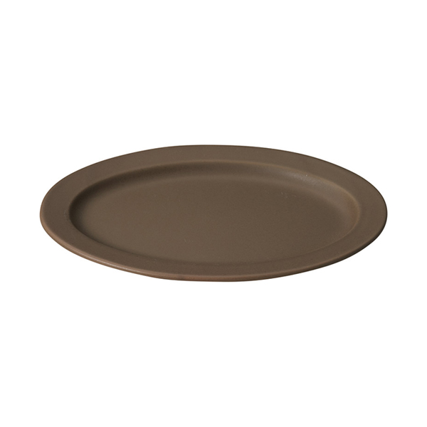 作山窯 Sara オーバルプレート（ブラウン）