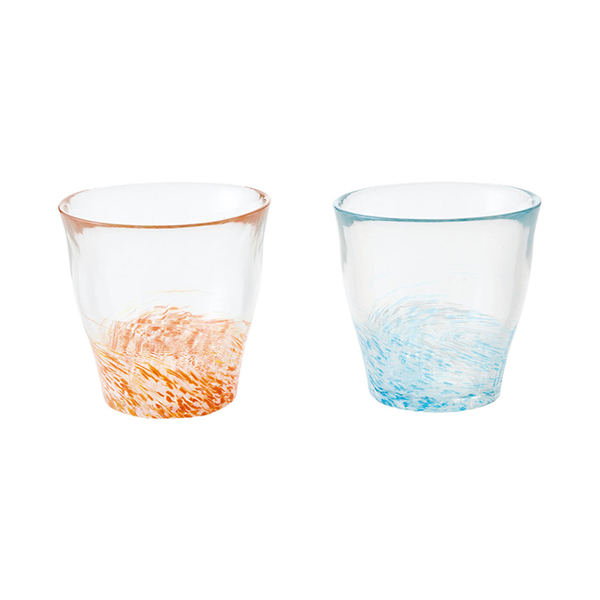 びｰどろ館 ロックグラスペア