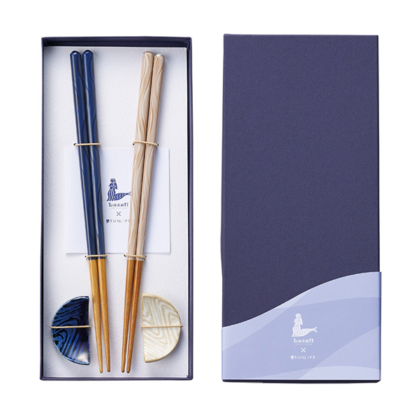 若狭塗 Lazuli 箸・箸置きセット