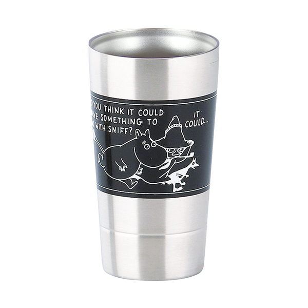 ムーミン 二重タンブラー（ブラック）