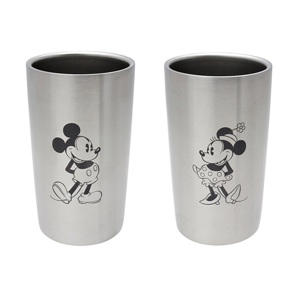 ディズニー WD ステンレス真空タンブラーセットS2（ミッキー&ミニー） 300ml