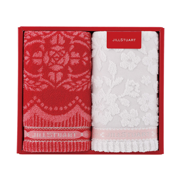 ジルスチュアート ボヌール フェイスタオル2P