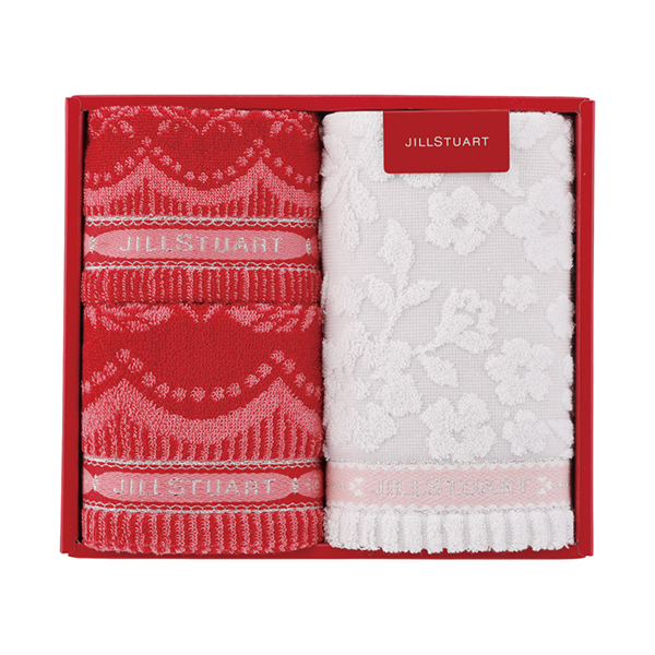 ジルスチュアート ボヌール フェイス2P・タオルハンカチ1P