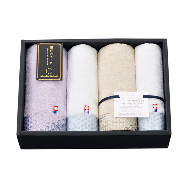 瀬戸内テーラー フェイス2P・ウォッシュタオル2P