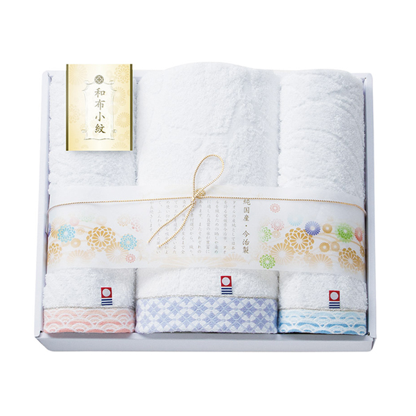 和布小紋 バス1P・フェイスタオル2P