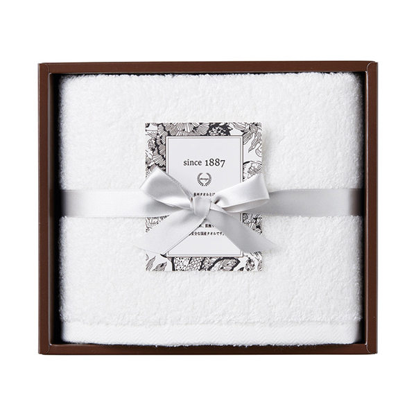 OUCHI TSUKAI スリムバスタオル（パールホワイト）