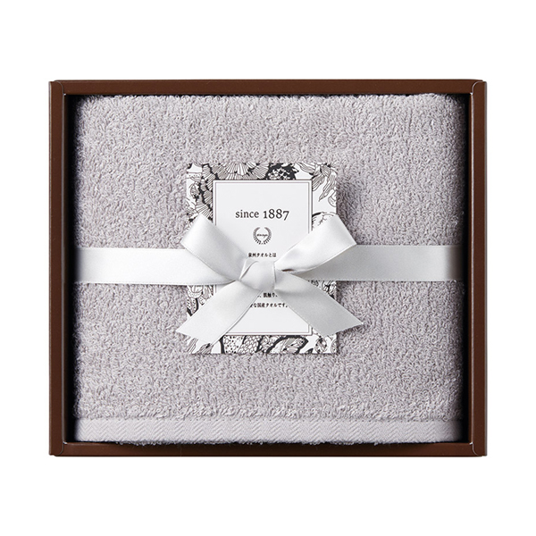 OUCHI TSUKAI スリムバスタオル（シアーグレー）