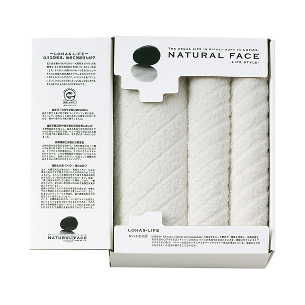 ナチュラルフェイスライフスタイル バス1P・フェイスタオル2P