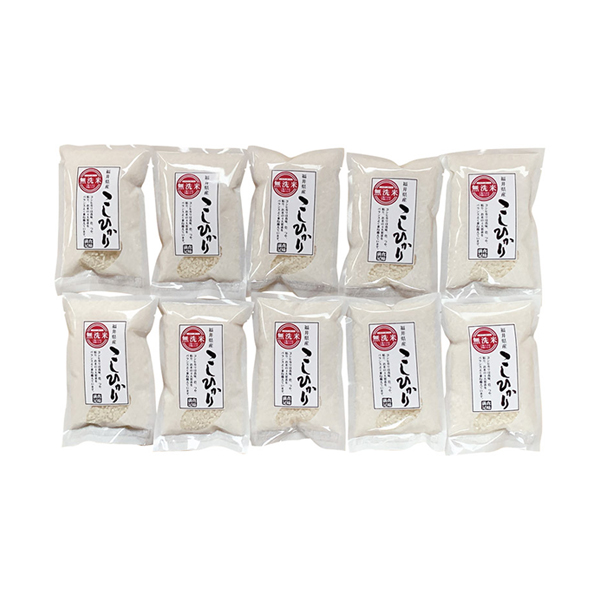 福井県産無洗米こしひかり1合パック×10
