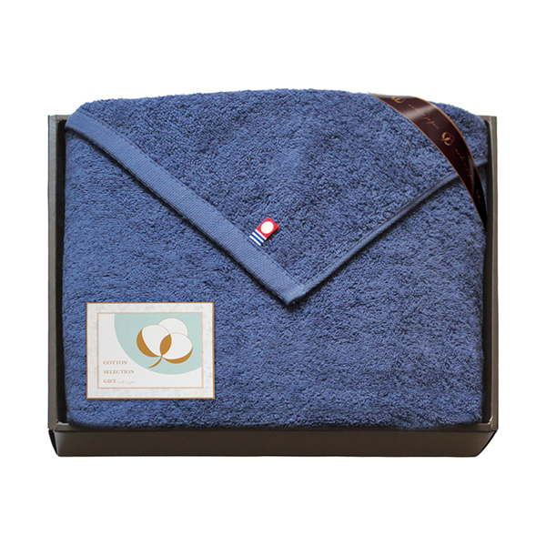 今治 コットンセレクション ミニバスタオル（ネイビー）