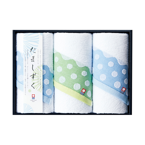 今治タオル たましずく フェイスタオル3P