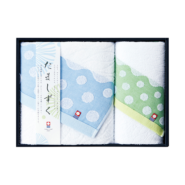 今治タオル たましずく バスタオル1P・フェイスタオル1P
