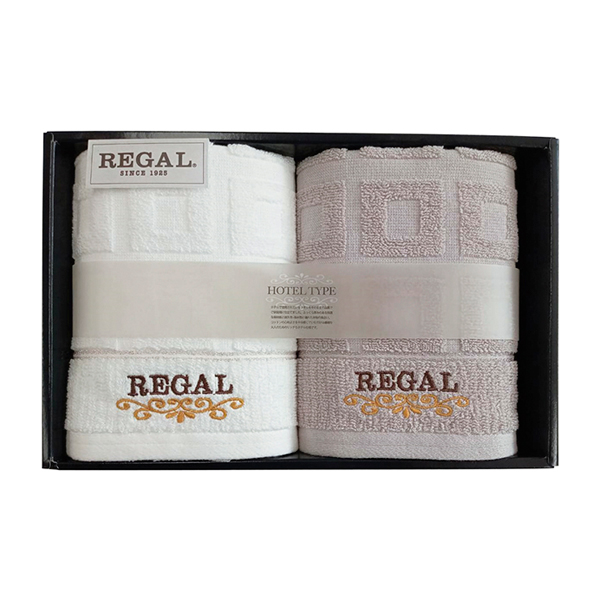 リーガル/スクエア フェイスタオル2P