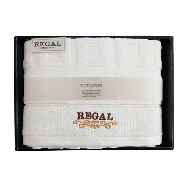 リーガル/スクエア バスタオル（ホワイト）